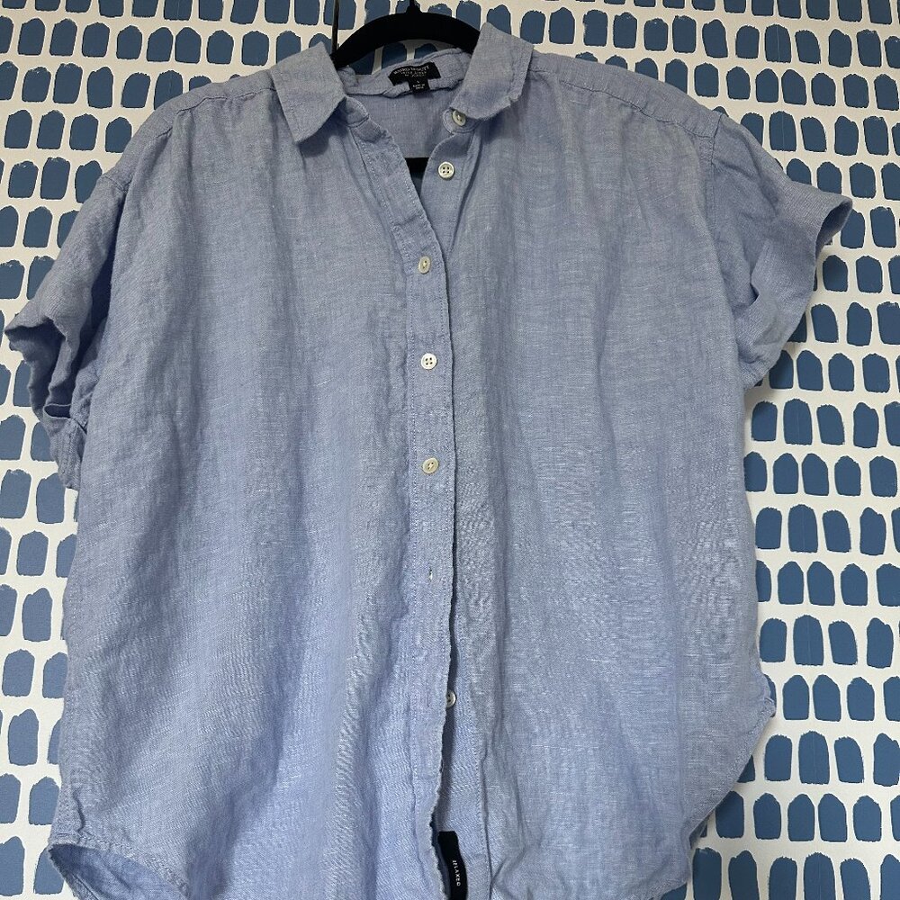Capitaine Shirt in Baird McNutt Irish Linen - Size L